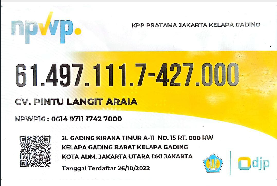 NPWP Perusahaan